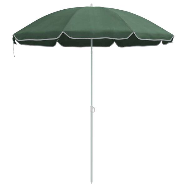 vidaXL Parasol Vert 161 x 161 x 193 cm Polyester