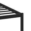 vidaXL Cadre de lit en m&eacute;tal sans matelas ch&ecirc;ne sonoma 183x213 cm