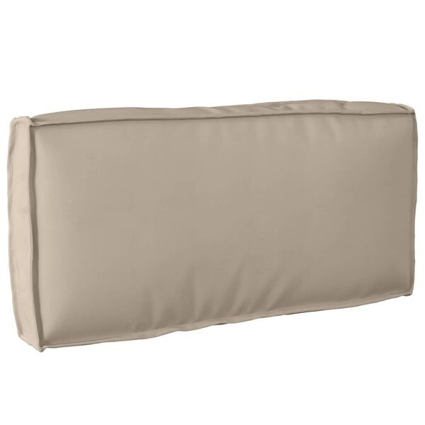 vidaXL Coussin Taupe 80 x 40 x 12 cm Tissu Oxford