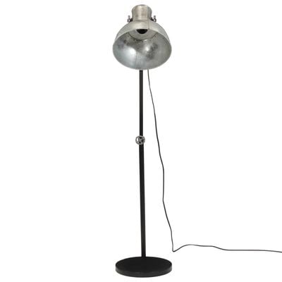 vidaXL Lampadaire 25 W argent vintage 30x30x90-150 cm E27