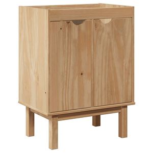 vidaXL Meuble de lavabo de salle de bain OTTA 59x40x80 cm bois massif