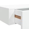 vidaXL Étagères à tiroirs murales 2 pcs Blanc 60x23,5x10 cm MDF