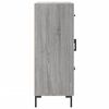 vidaXL Buffet sonoma gris 69,5x34x90 cm bois d'ingénierie