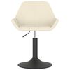 vidaXL Tabouret de bar Cr&egrave;me Velours