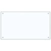 vidaXL Protection de cuisine 2 pcs Transparent 90 x 50 cm verre tremp&eacute;