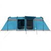 vidaXL Tente familiale tunnel 8 personnes bleu imperméable