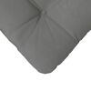 vidaXL Coussins de siège 4 pcs Gris foncé 40 x 40 cm