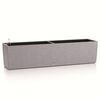 LECHUZA Jardini&egrave;re BALCONERA Stone 80 ALL-IN-ONE Gris