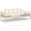 vidaXL Lit de jour sans matelas bois de pin massif 90x190 cm