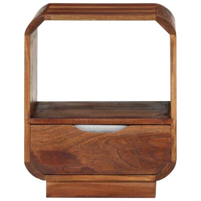 vidaXL Table de chevet avec tiroir Bois de Sesham 40 x 30 x 50 cm