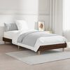 vidaXL Cadre de lit sans matelas ch&ecirc;ne marron 75x190cm bois ing&eacute;nierie