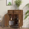 vidaXL Buffet Ch&ecirc;ne marron 69,5x34x89 cm Bois d'ing&eacute;nierie