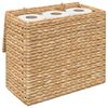 vidaXL Support de rouleau de toilette Naturel 36 x 18 x 31 cm