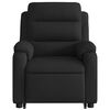 vidaXL Fauteuil de massage inclinable Noir Tissu