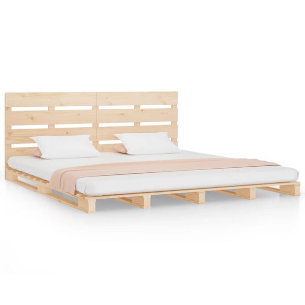 vidaXL Cadre de lit sans matelas 140x200 cm bois massif de pin