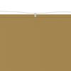 vidaXL Auvent vertical Beige 140x420 cm Tissu oxford