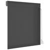 vidaXL Volet roulant aluminium 110x130 cm anthracite