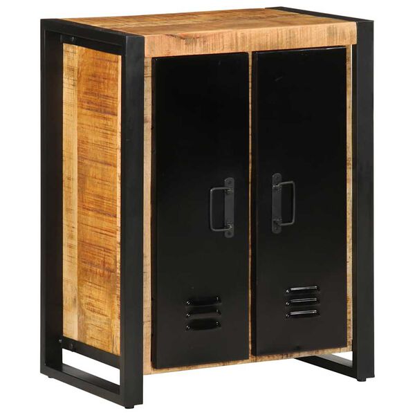 vidaXL Buffet 55x35x70 cm bois de manguier brut massif