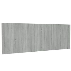 vidaXL T&ecirc;te de lit murale Sonoma gris 240x1,5x80 cm Bois d'ing&eacute;nierie