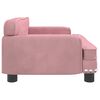 vidaXL Canapé pour enfants rose 70x45x30 cm velours