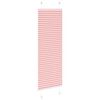 vidaXL Store pliss&eacute; rose 45x150 cm largeur du tissu 44,4 cm polyester
