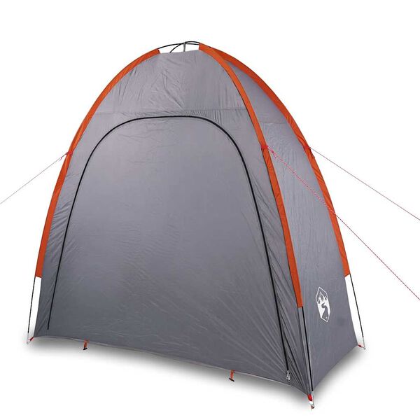vidaXL Tente de rangement gris et orange imperméable