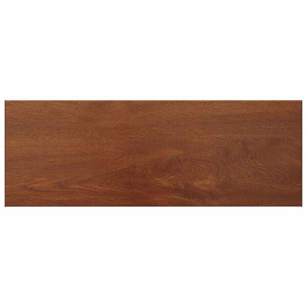 vidaXL Appui de fen&ecirc;tre Bois Brun 140 x 50 x 4,5 cm PVC