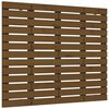 vidaXL T&ecirc;te de lit murale Marron miel 81x3x91,5 cm Bois massif de pin
