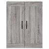 vidaXL Armoires murales 2 pcs sonoma gris bois d'ing&eacute;nierie
