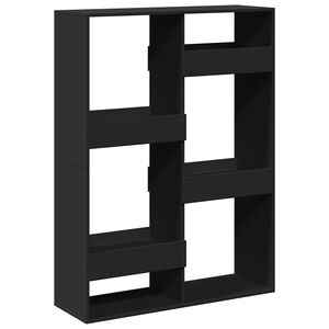 vidaXL Biblioth&egrave;que noir 100x33x135 cm bois d'ing&eacute;nierie