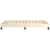 vidaXL Cadre de lit sans matelas cr&egrave;me 120x190 cm similicuir