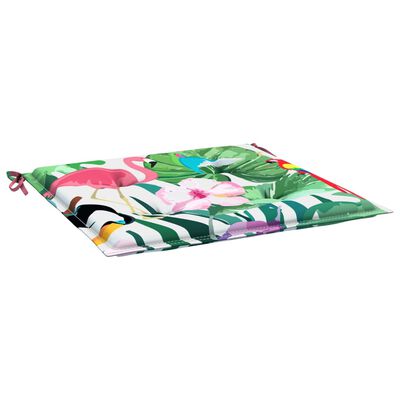 vidaXL Coussins de chaise de jardin lot de 4 multicolore 50x50x3 cm