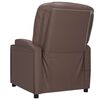 vidaXL Fauteuil Marron Similicuir