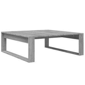 vidaXL Table basse Sonoma gris 100x100x35 cm Bois d'ing&eacute;nierie