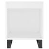 vidaXL Tables de chevet 2 pcs blanc 40x35x50 cm bois d&rsquo;ing&eacute;nierie