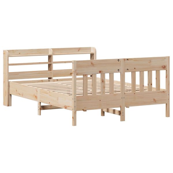vidaXL Cadre de lit sans matelas 160x200 cm bois massif de pin