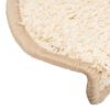 vidaXL Tapis d'escalier 10 pièces 65 x 21 x 4 cm Crème Demi-rond Grand