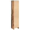 vidaXL Buffet haut 37,5x35x180 cm vieux bois bois d'ing&eacute;nierie