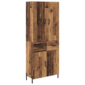 vidaXL Haut Armoire Bois Ancien 69,5 x 34 x 180 cm Bois d'ingénierie