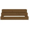 vidaXL Jardinière Marron miel 80x80x27 cm Bois massif de pin