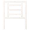vidaXL T&ecirc;te de lit Blanc 81x4x100 cm Bois massif de pin