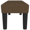 vidaXL Banc Marron fonc&eacute; 100x30x30 cm Tissu