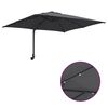 vidaXL Parasol de jardin Anthracite 248,5 x 247,5 x 160 cm