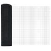 vidaXL Clôture en fil soudé Gris 0.5 x 50 m Acier