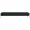 vidaXL Housse de Table Uni Noir 142 x 82 x 15 cm tissu