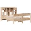 vidaXL Lit bibliothèque sans matelas 140x190 cm bois de pin massif