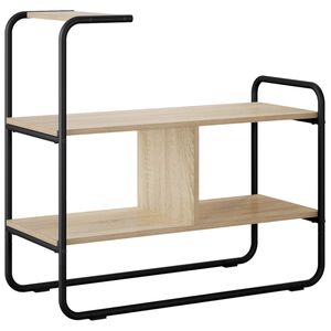 vidaXL Table console Ch&ecirc;ne Sonoma 80 x 35 x 75 cm Bois d'ing&eacute;nierie