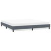 vidaXL Cadre de lit sans matelas gris fonc&eacute; 180x220 cm velours