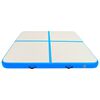 vidaXL Tapis gonflable de gymnastique avec pompe 200x200x20cm PVC Bleu