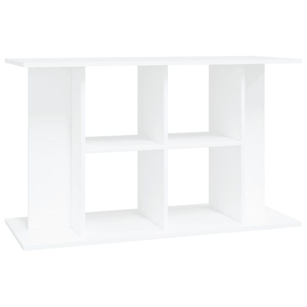 vidaXL Support pour aquarium blanc 100x40x60 cm bois d'ing&eacute;nierie